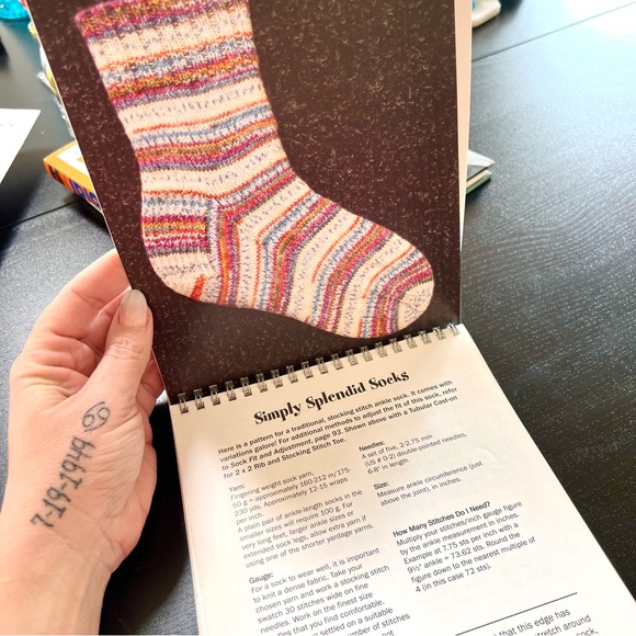 Y2K Cool Socks Warm Feet Pattern and How To Crochet Knit Book - Picture 6 of 11